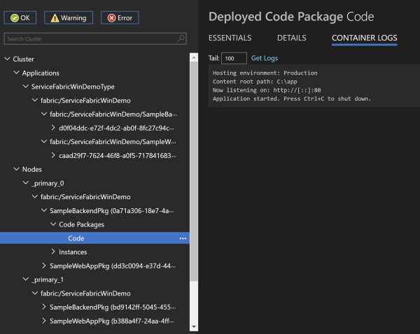 Container Logs