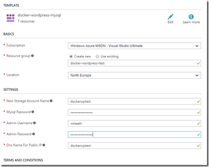docker-wordpress-azure